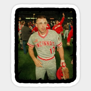 Chris Sabo in Cincinnati Reds Sticker